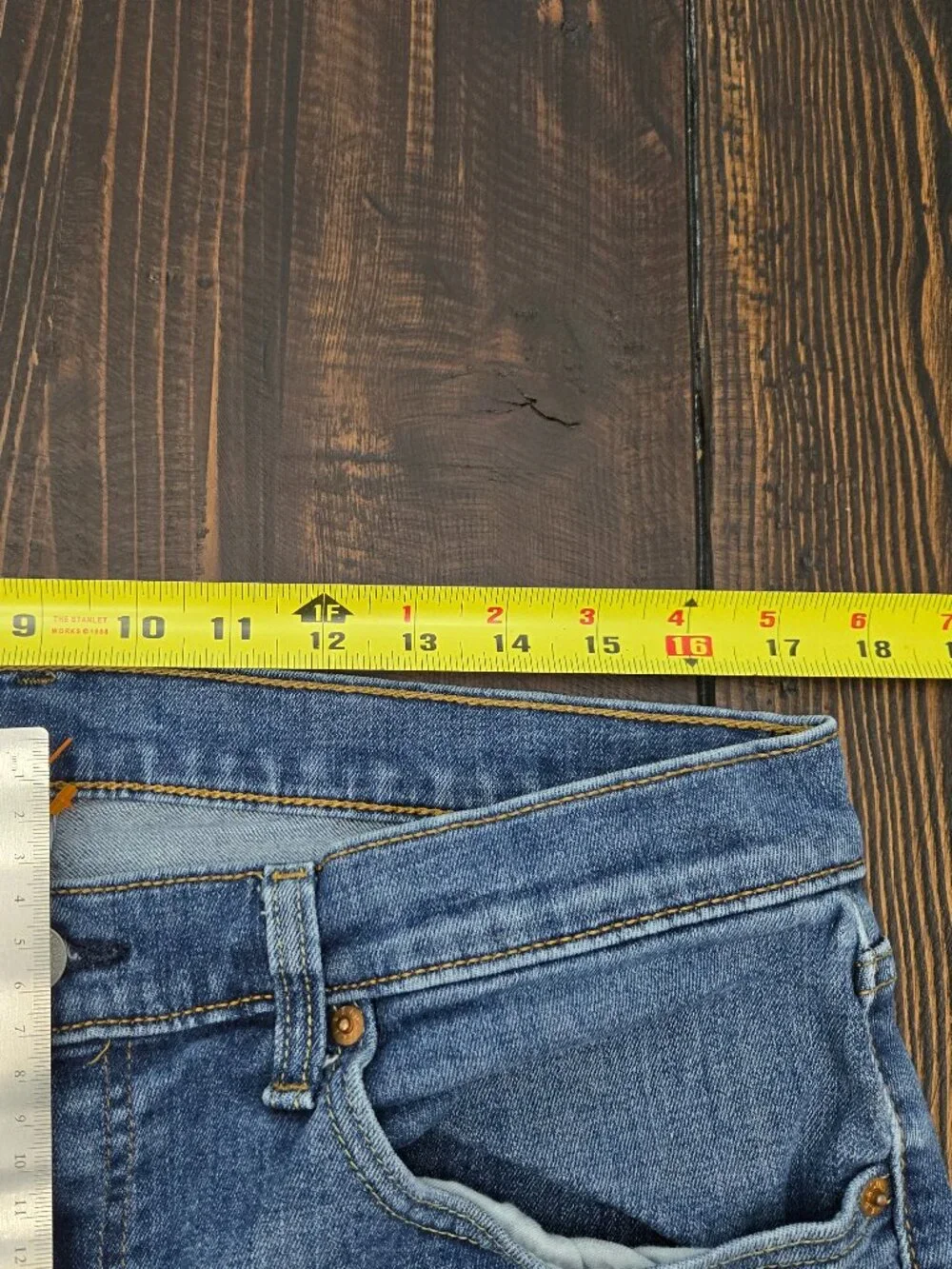 Levi's 512 Slim Taper Jeans Mens 36x34 (fit 34x30) Light Med Wash Stretch Denim